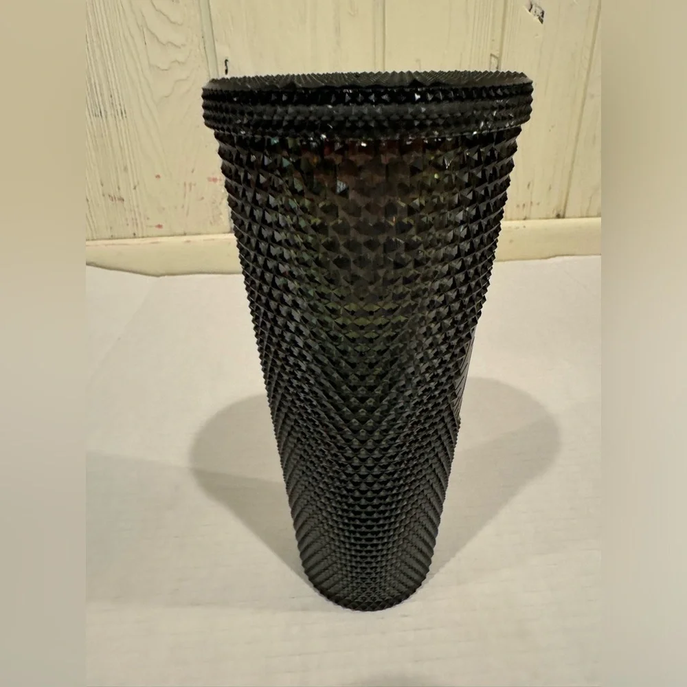 Starbucks Black Iridescent Studded Tumbler - 2020 (missing straw)